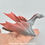 Thumbnail: Realistic Wyvern-Style Dragon - Grey and Coral Dragon - Custom Made-to-Order