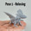 Thumbnail: Axolotl Dragon Sculpture - Pose 1 - PRE ORDER in Your Choice of Colours!