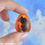 Thumbnail: 3D Dragon Egg - Orange Spined Prototype Egg
