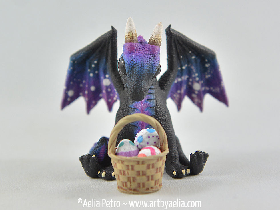 Thumbnail: Easter Basket Snap Dragonet - Galaxy Dragon - PRE ORDER Shipping in 2-4 Weeks