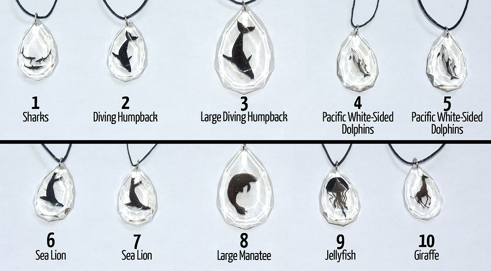 Discounted Resin Necklaces ($2-$8 each!)