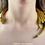 Thumbnail: Antique Gold Dragon Draper Necklace - IN STOCK and Ready to Ship