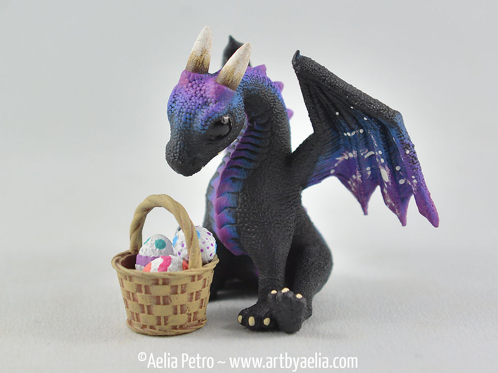 Thumbnail: Easter Basket Snap Dragonet - Galaxy Dragon - PRE ORDER Shipping in 2-4 Weeks