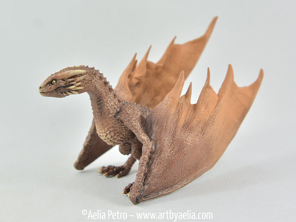Thumbnail: Realistic Wyvern-Style Dragon - Bronze Beast Dragon - Custom Made-to-Order