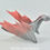 Thumbnail: Realistic Wyvern-Style Dragon - Grey and Coral Dragon - Custom Made-to-Order