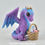 Thumbnail: Easter Basket Snap Dragonet - Purple and Blue Dragon - PRE ORDER Shipping in 2-4