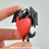 Thumbnail: Valentines Heart Dragon Necklace - Black Dragon - PRE-ORDER Shipping in 2-4