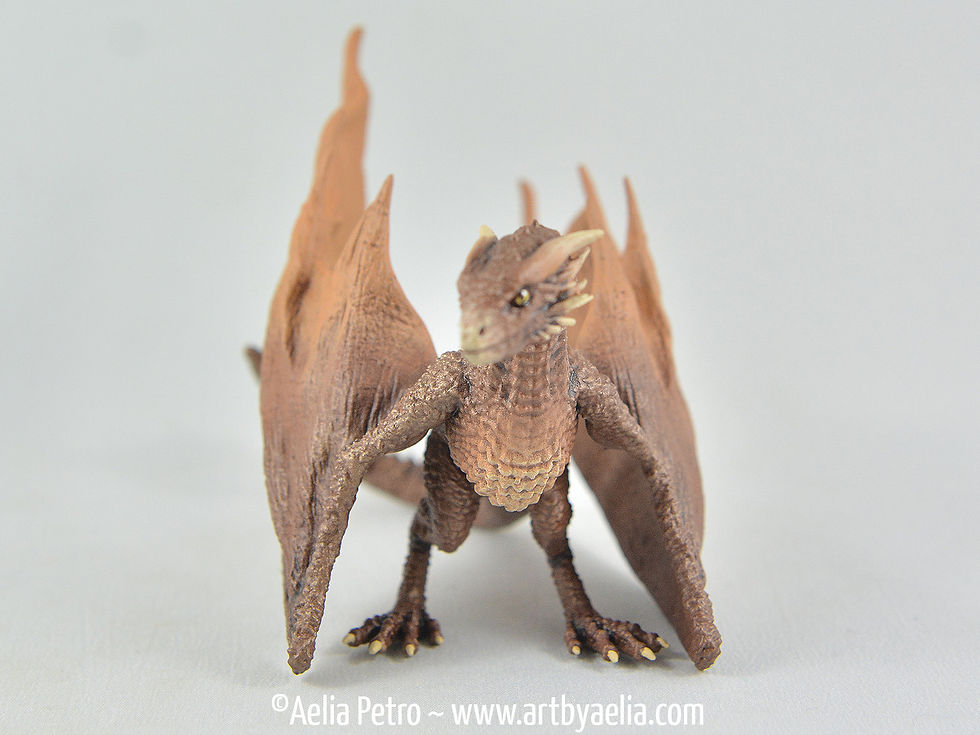 Thumbnail: Realistic Wyvern-Style Dragon - Bronze Beast Dragon - Custom Made-to-Order