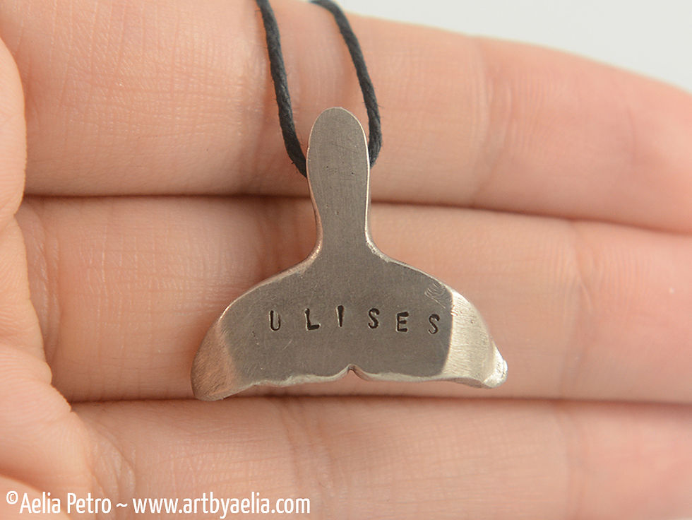 Thumbnail: Ulises Orca (Killer Whale) Fluke Necklace