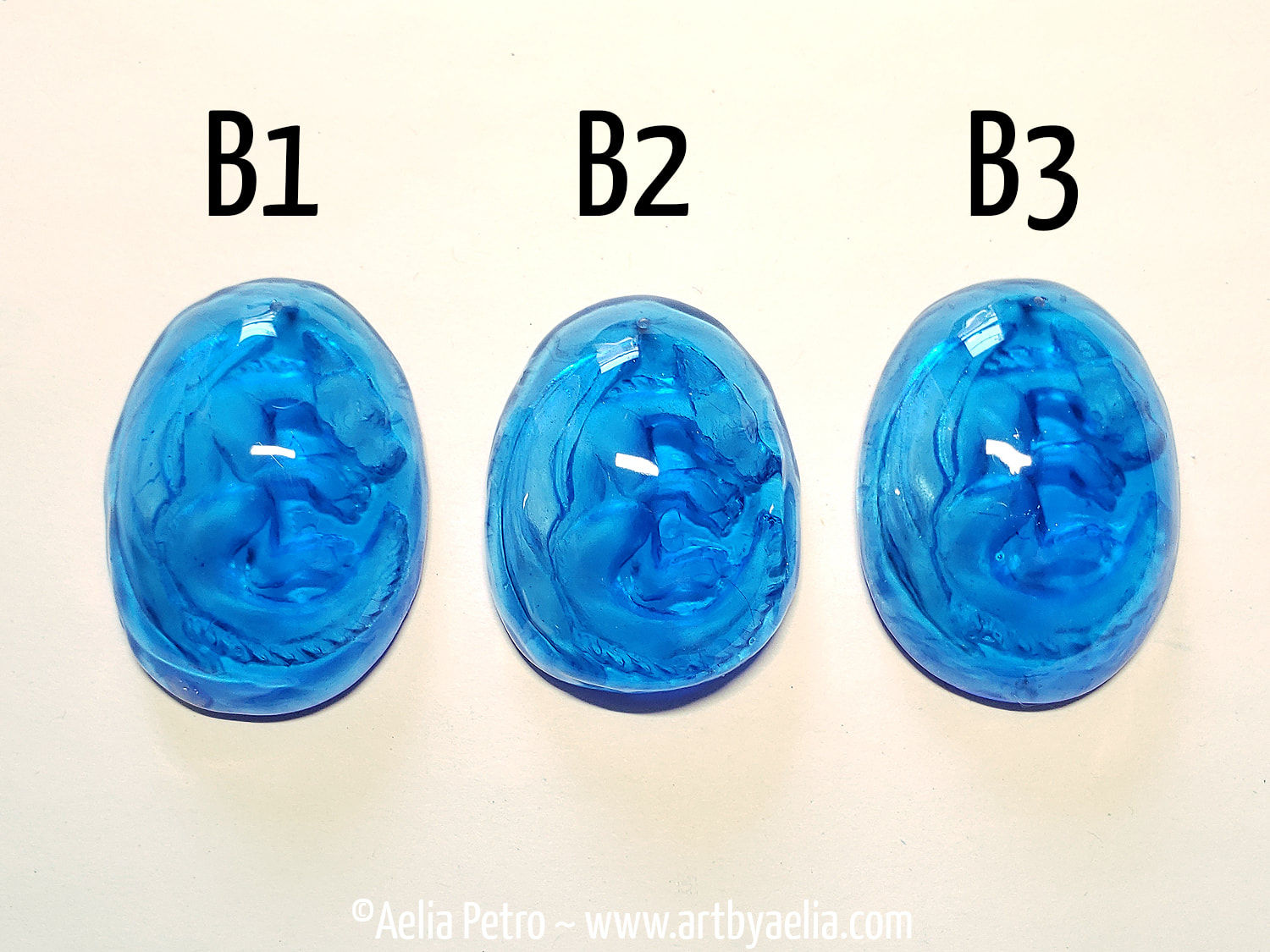 SECONDS - Blue Dragon Glass Necklace - Dragon Intaglio Pendant - In Stock and