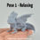 Thumbnail: Axolotl Dragon Sculpture - Pose 1 - PRE ORDER in Your Choice of Colours!