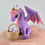 Thumbnail: Easter Basket Snap Dragonet - Purple and Coral Pink Dragon - PRE ORDER Shipping