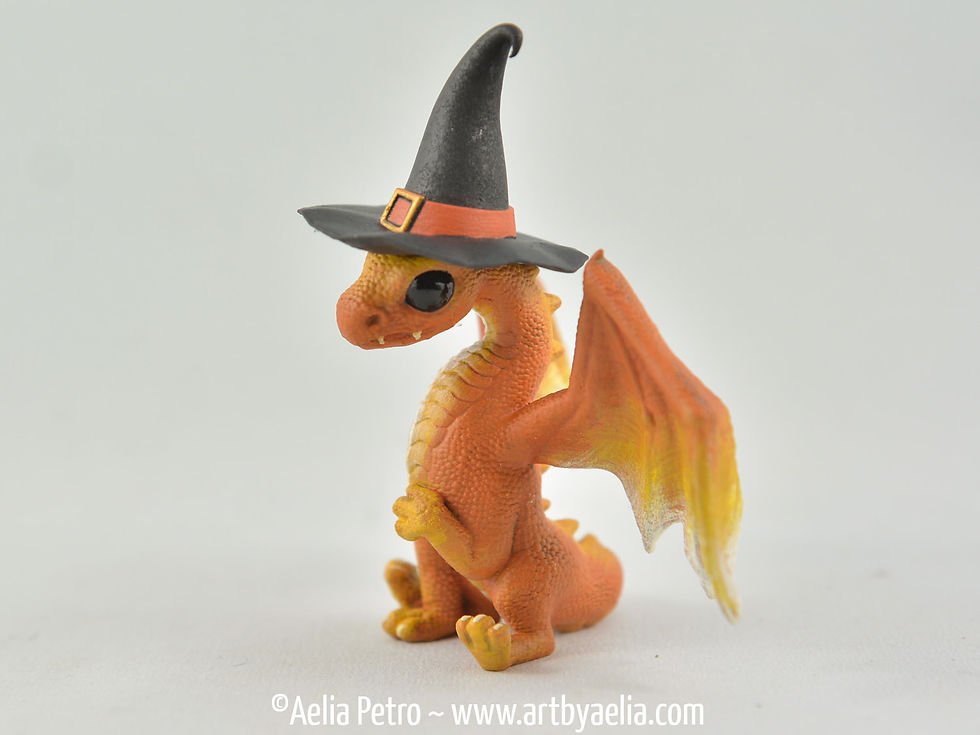 Thumbnail: Pre-Order - Candy Corn Witch Dragon