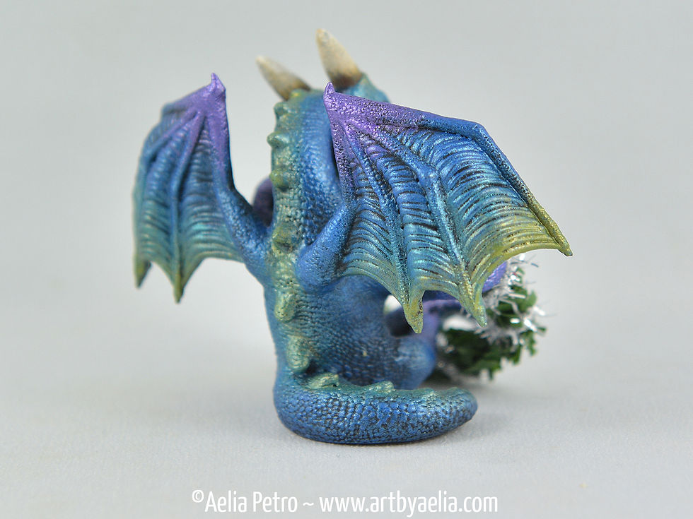 Thumbnail: Wreath Snap Dragon - Aurora Borealis Dragon