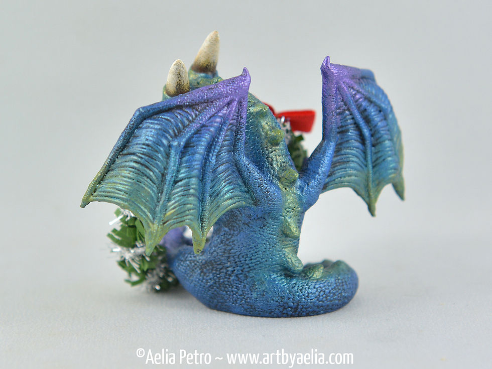 Thumbnail: Wreath Snap Dragon - Aurora Borealis Dragon