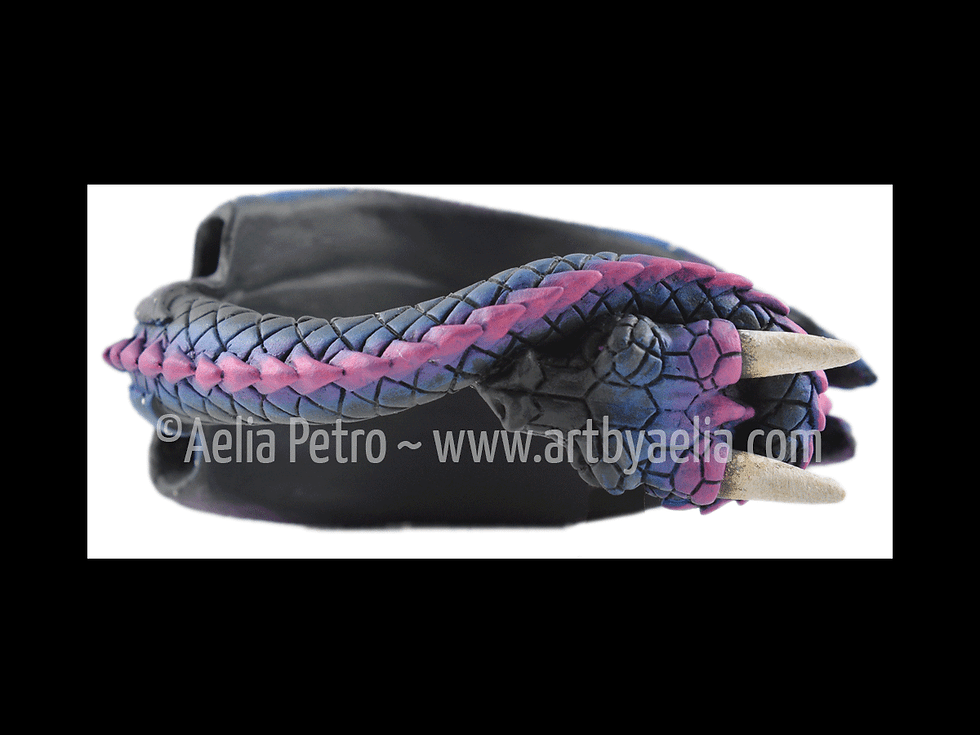 Thumbnail: Dragon Bangle Bracelet - Galaxy Dragon - PRE-ORDER