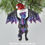 Thumbnail: Santa Hat Dragon Ornament - Galaxy Dragon - IN STOCK and Ready to Ship