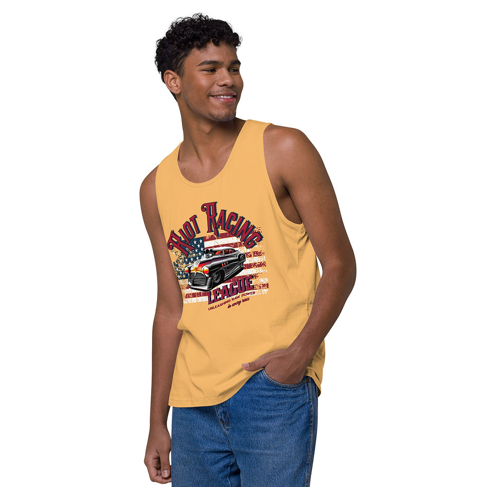 Thumbnail: Riot Racing League's premium tank top