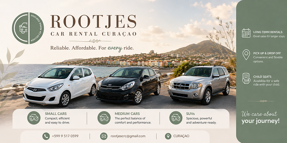 Banner Rootjes Car Rental