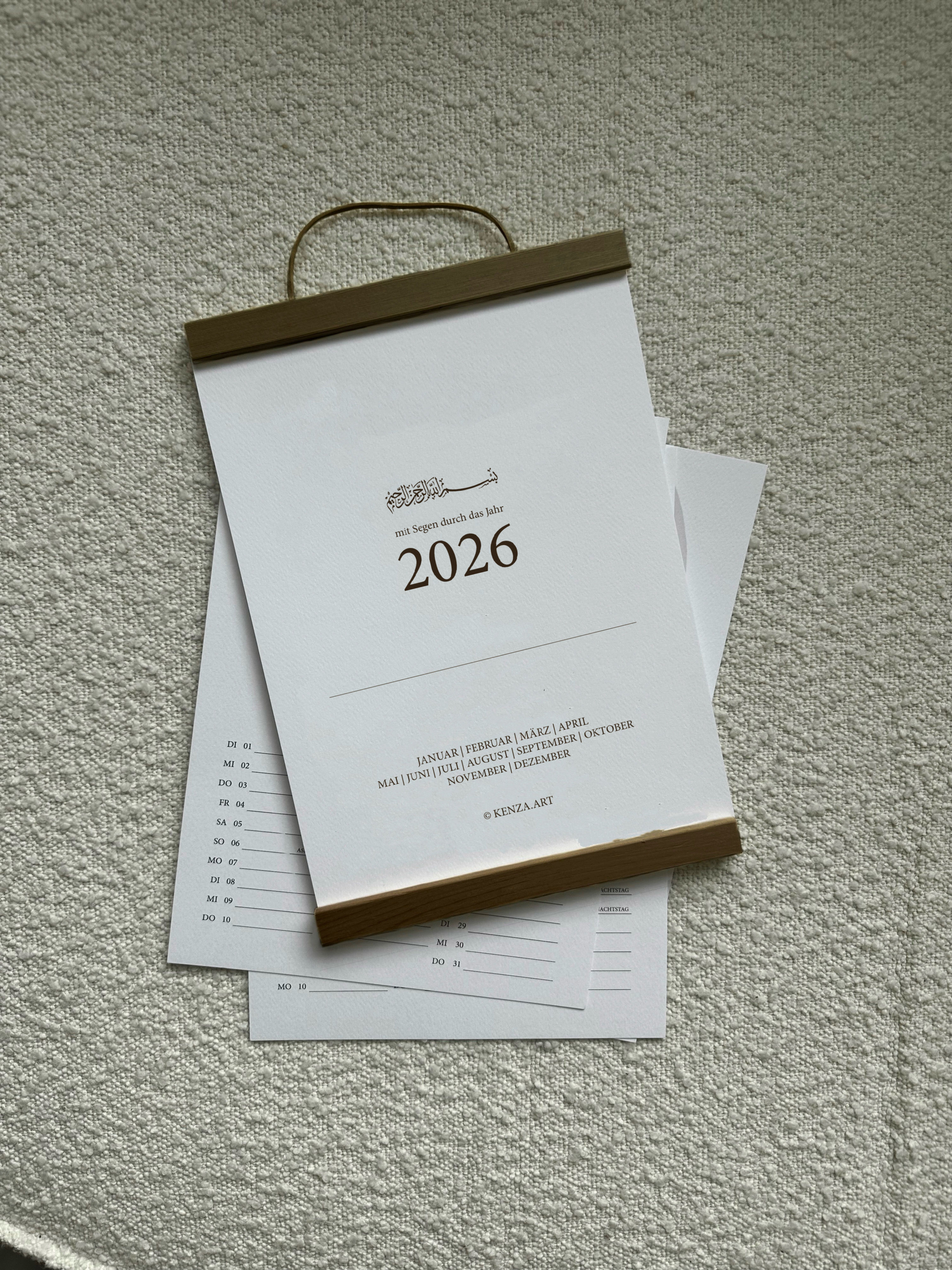 Wandkalender 2026 | ISLAMY
