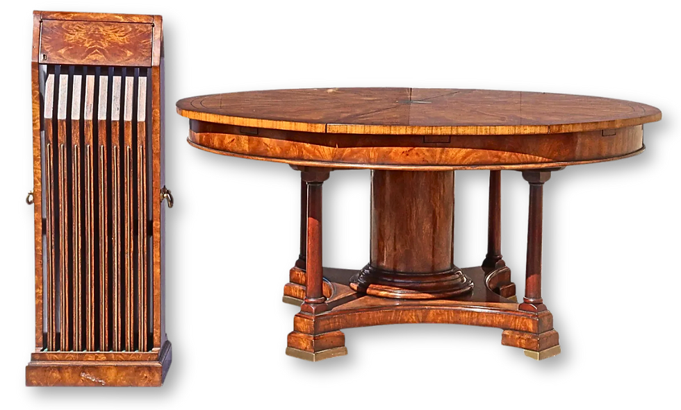 Fine antiques and art displayed at Austin Auction Gallery in Austin, Texas.