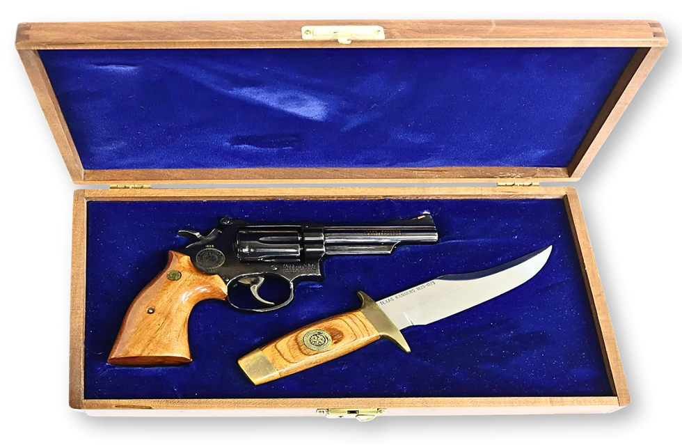 CASED SMITH WESSON TEXAS COMMEMORATIVE .357