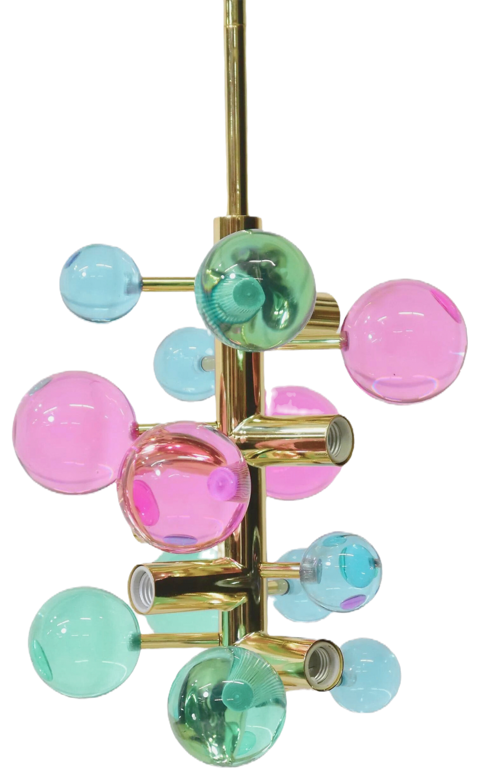 Modern Art Glass Chandelier