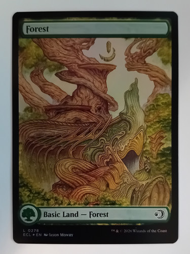 FOIL Forest. 0278. Lorwyn Eclipsed | Iceni Gaming Centre
