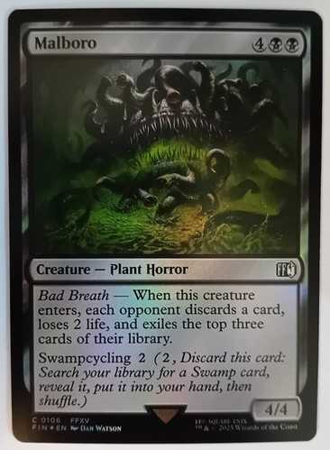 malboro final fantasy mtg [FINAL FANTASY] Malboro. FOIL. 0106. Final Fantasy