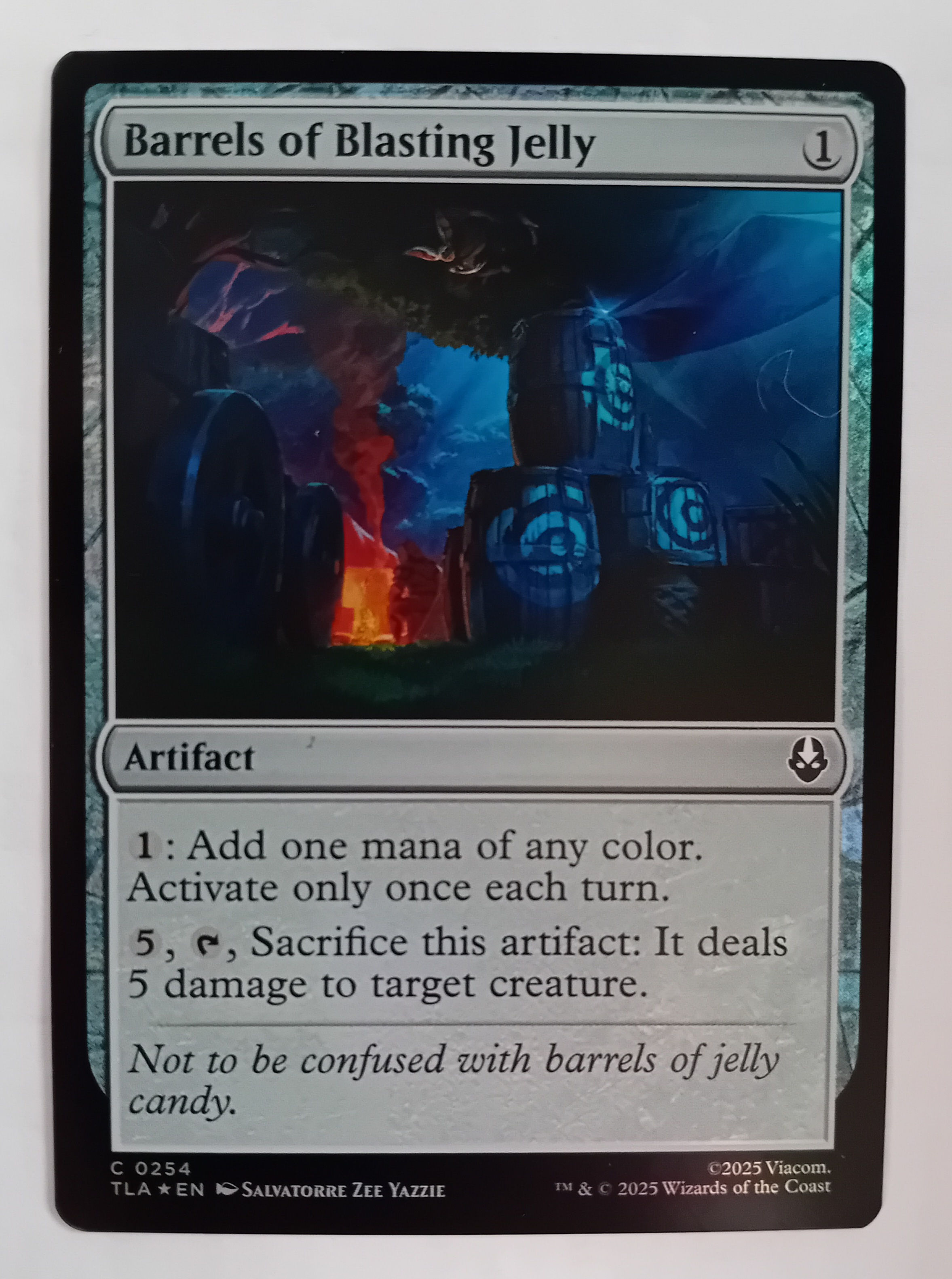 Barrels of Blasting Jelly. FOIL. 0254. Avatar: The Last Airbender. MTG 