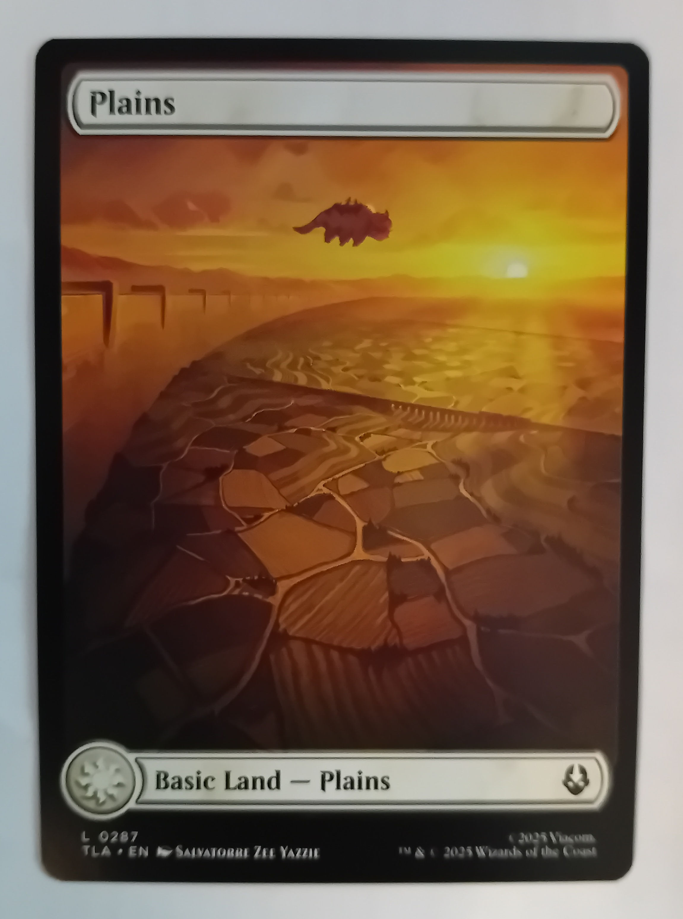 Plains. 0287. Avatar: The Last Airbender. MTG 