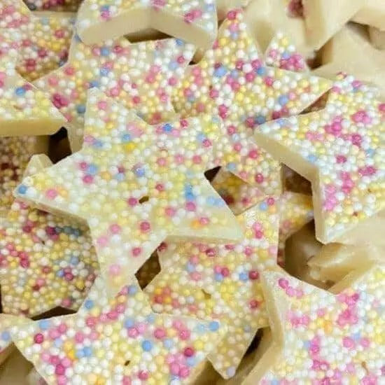 White Chocolate Snowie Stars