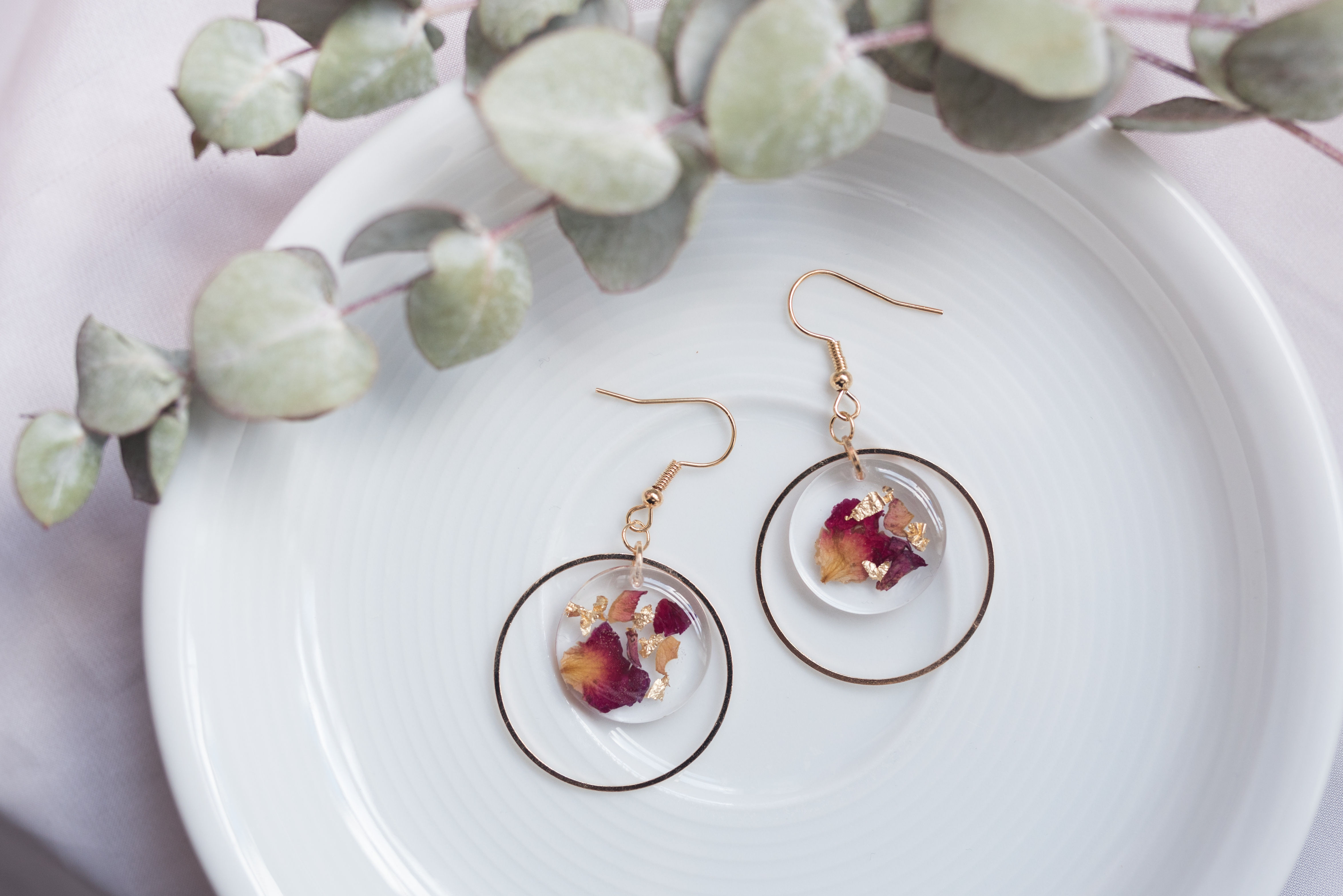 Rose Petals Earrings