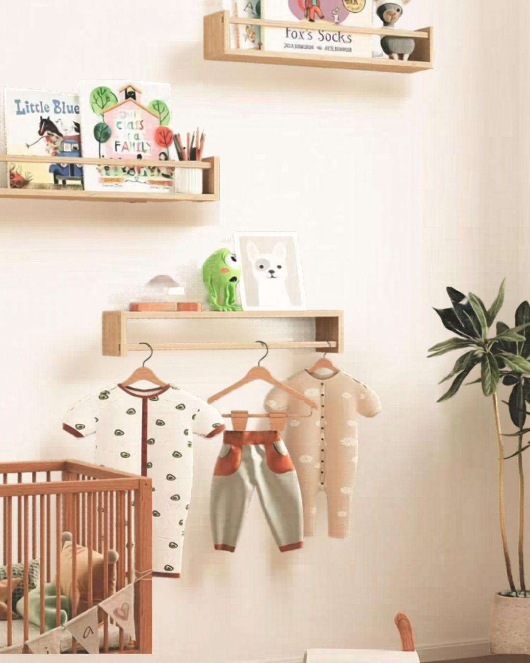 Floating shelves