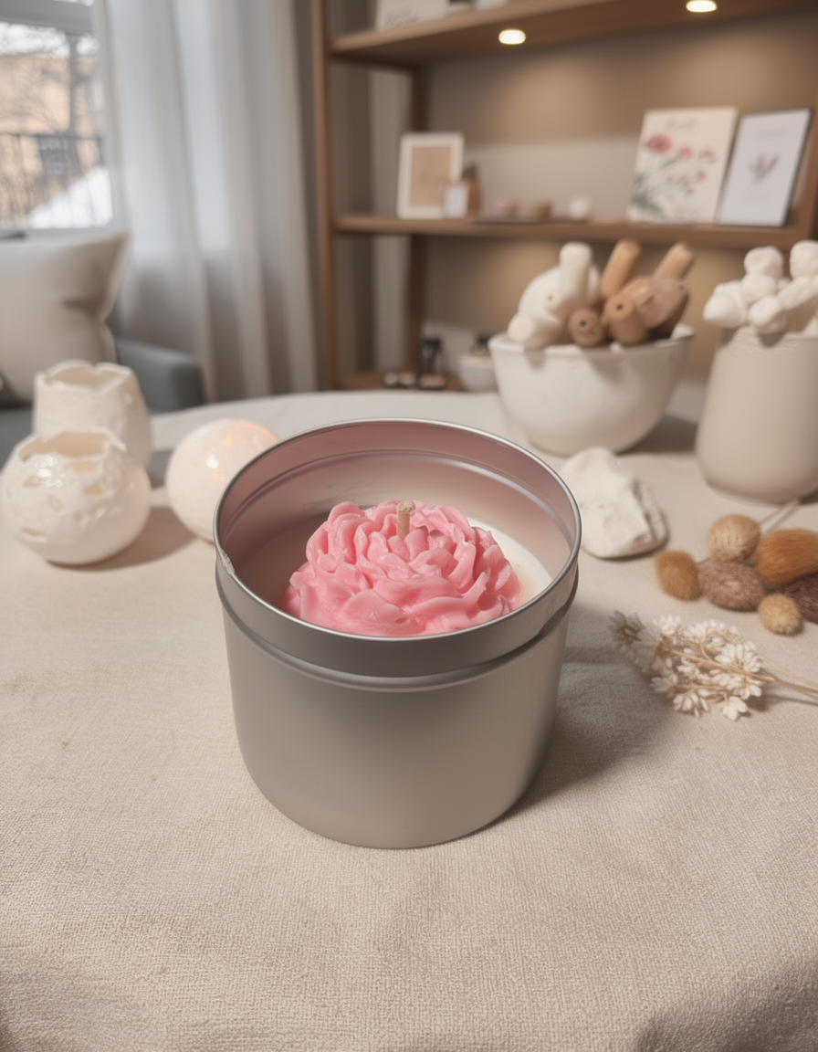 Soyful Glow Candles - 6 OZ Tin Embellished