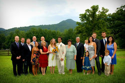 Farm wedding Asheville Family
