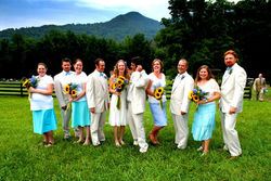farm wedding party Asheville