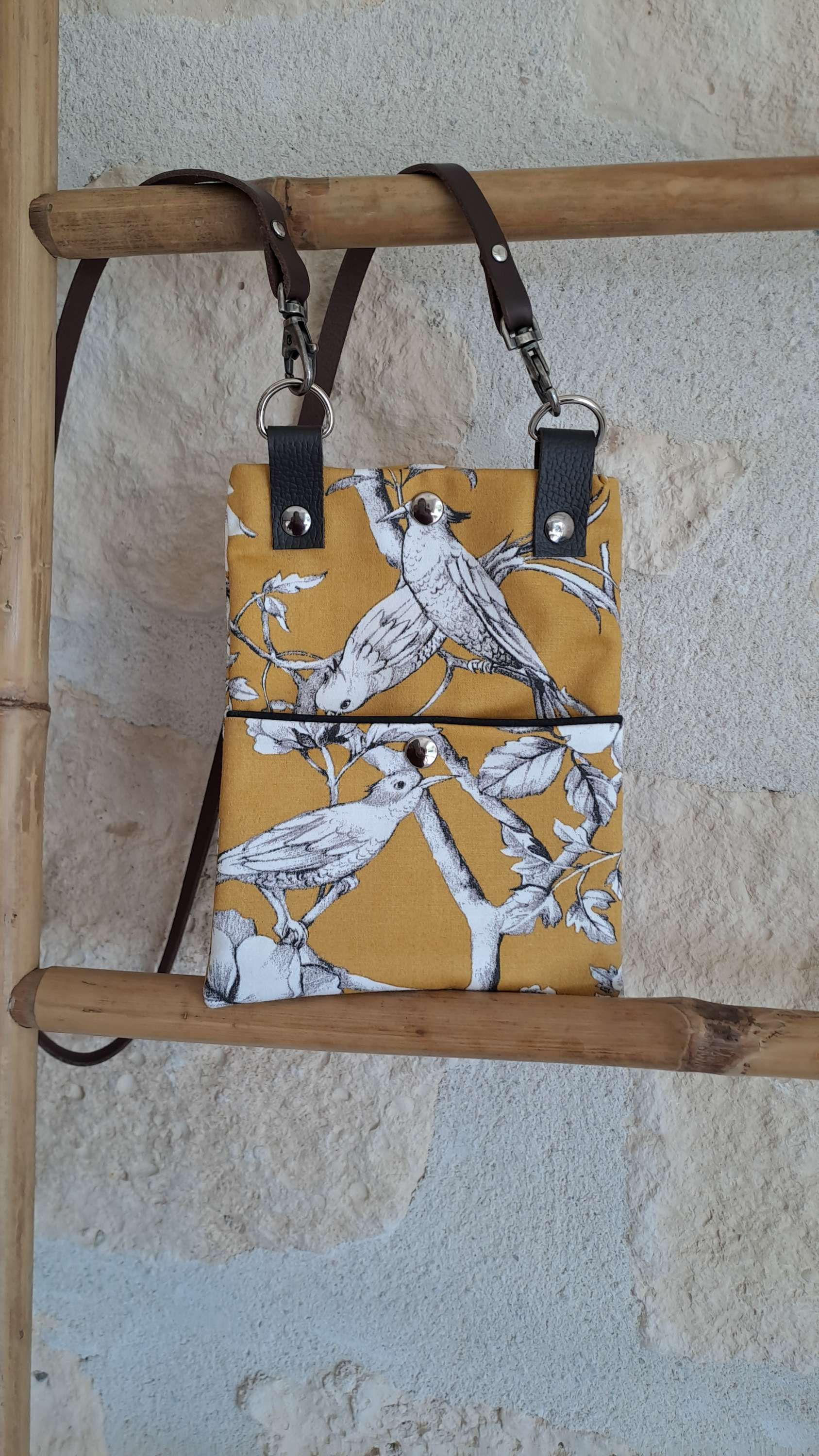 Pochette téléphone bandoulière Elaïa 