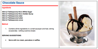 Chocolate Sauce