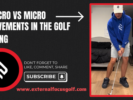 Understanding the Nuances of the Golf Swing: Macro vs Micro Movements