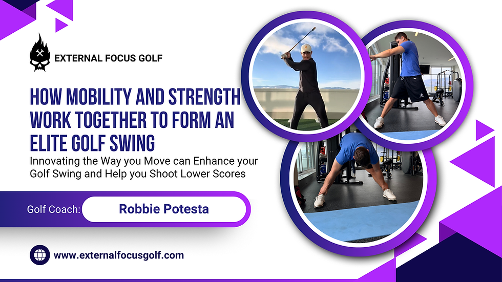 Stretching to improve mobility and strength for golf