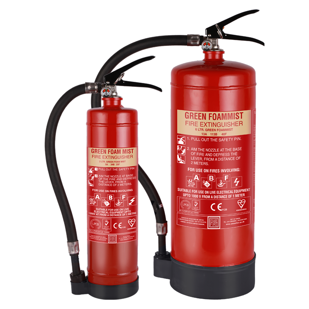 Green Foam Mist- Portable Water Mist Based Extinguishers