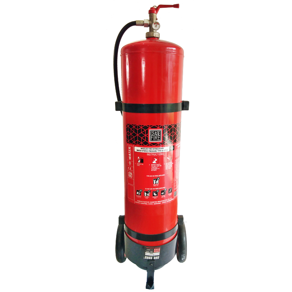 Water Based Wheeled (Stored Pressure Type) Fire Extinguisher