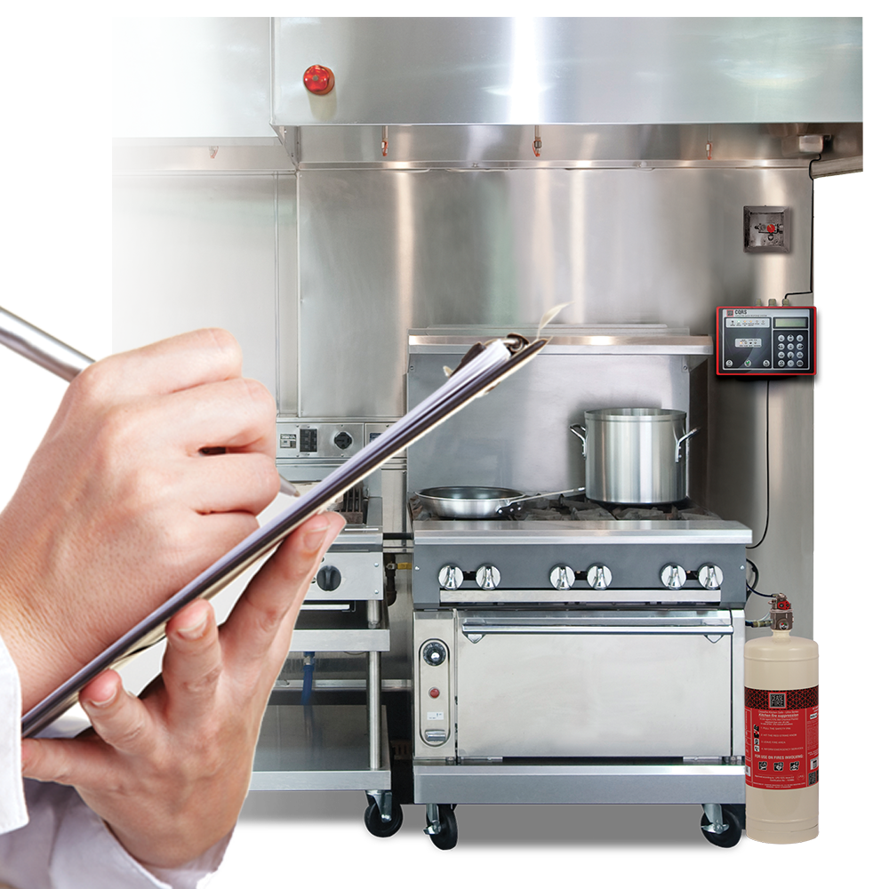 Watermist Based Kitchen Fire Suppression Pre Engineered System