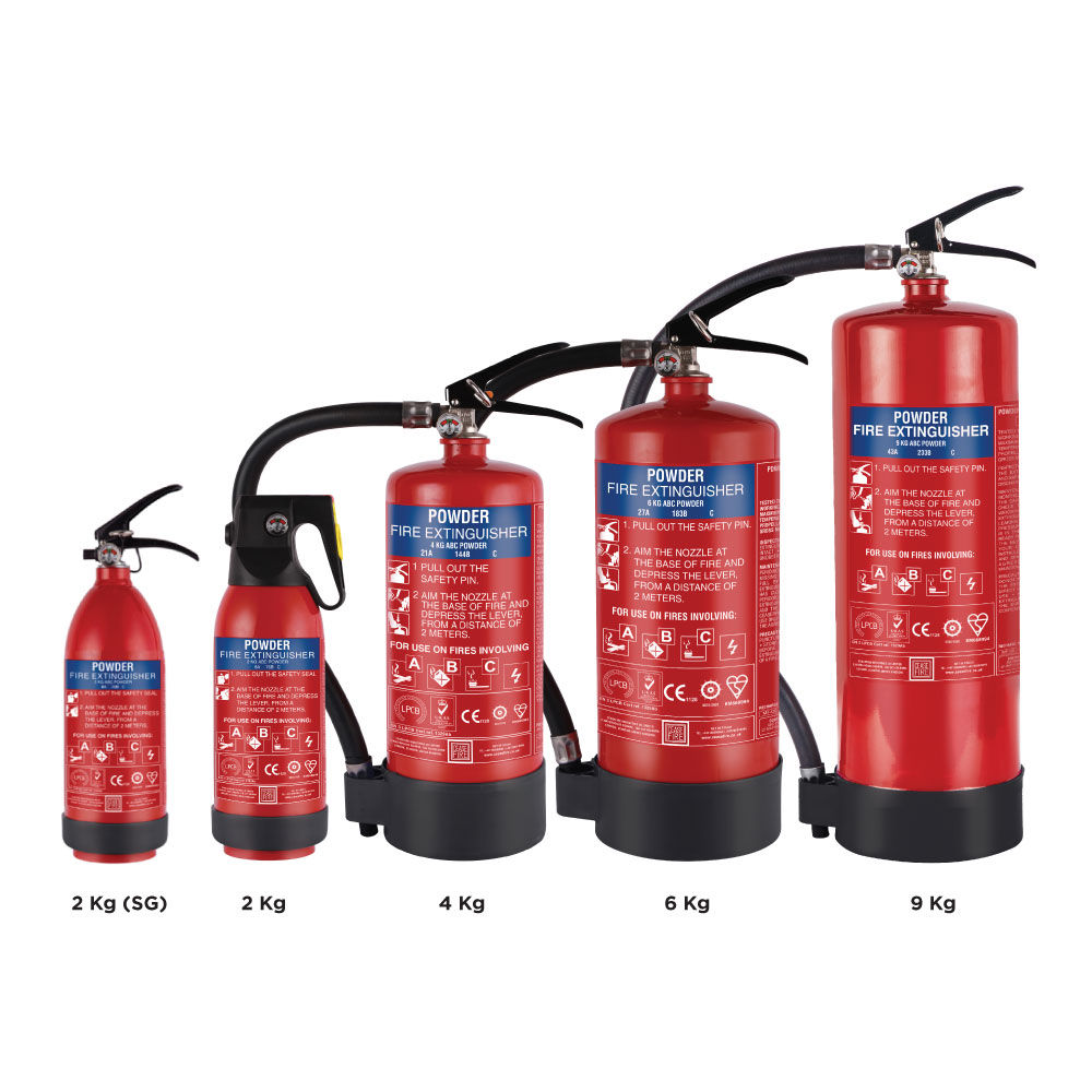 ABC Powder Based Portable Fire Extinguishers