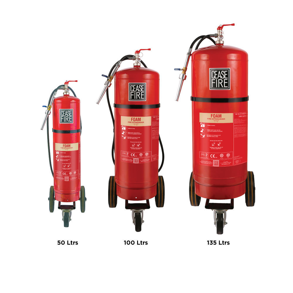 Foam Based Trolley Mounted Fire Extinguishers