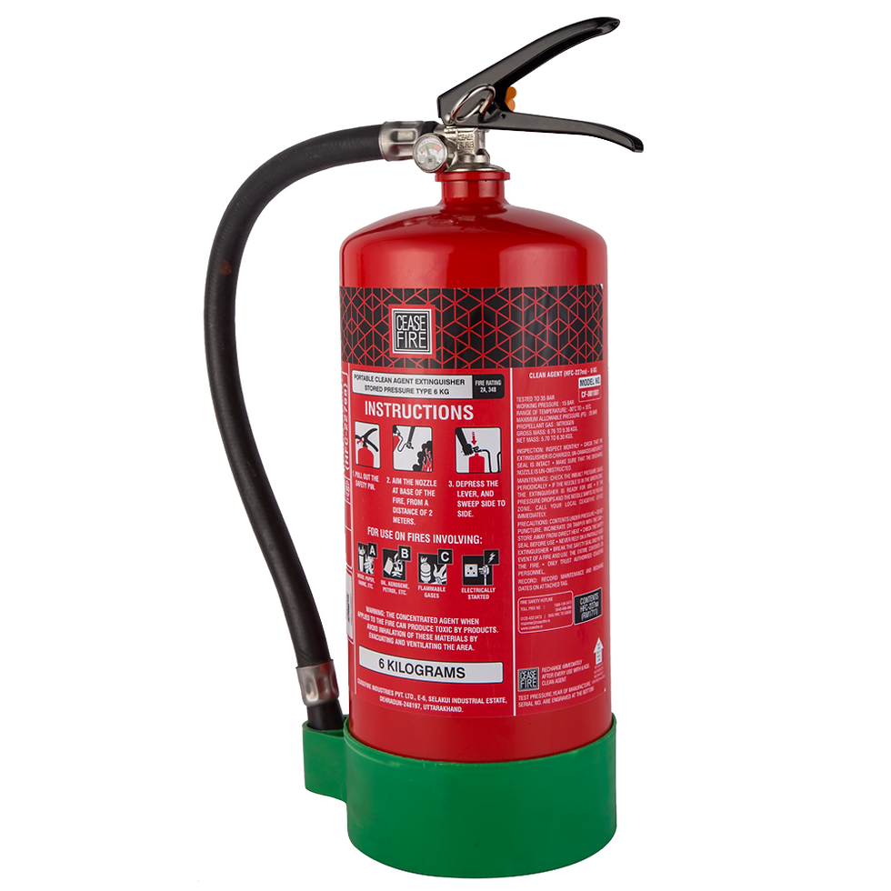 Thumbnail: HFC227ea Clean Agent Based Portable (Stored Pressure Type) Fire Extinguishers