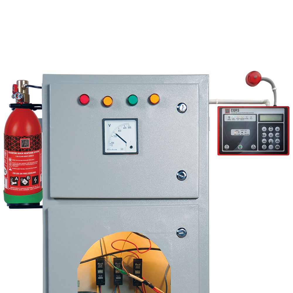 In-Panel Tube Based Fire Suppression-Direct (Engineered System)