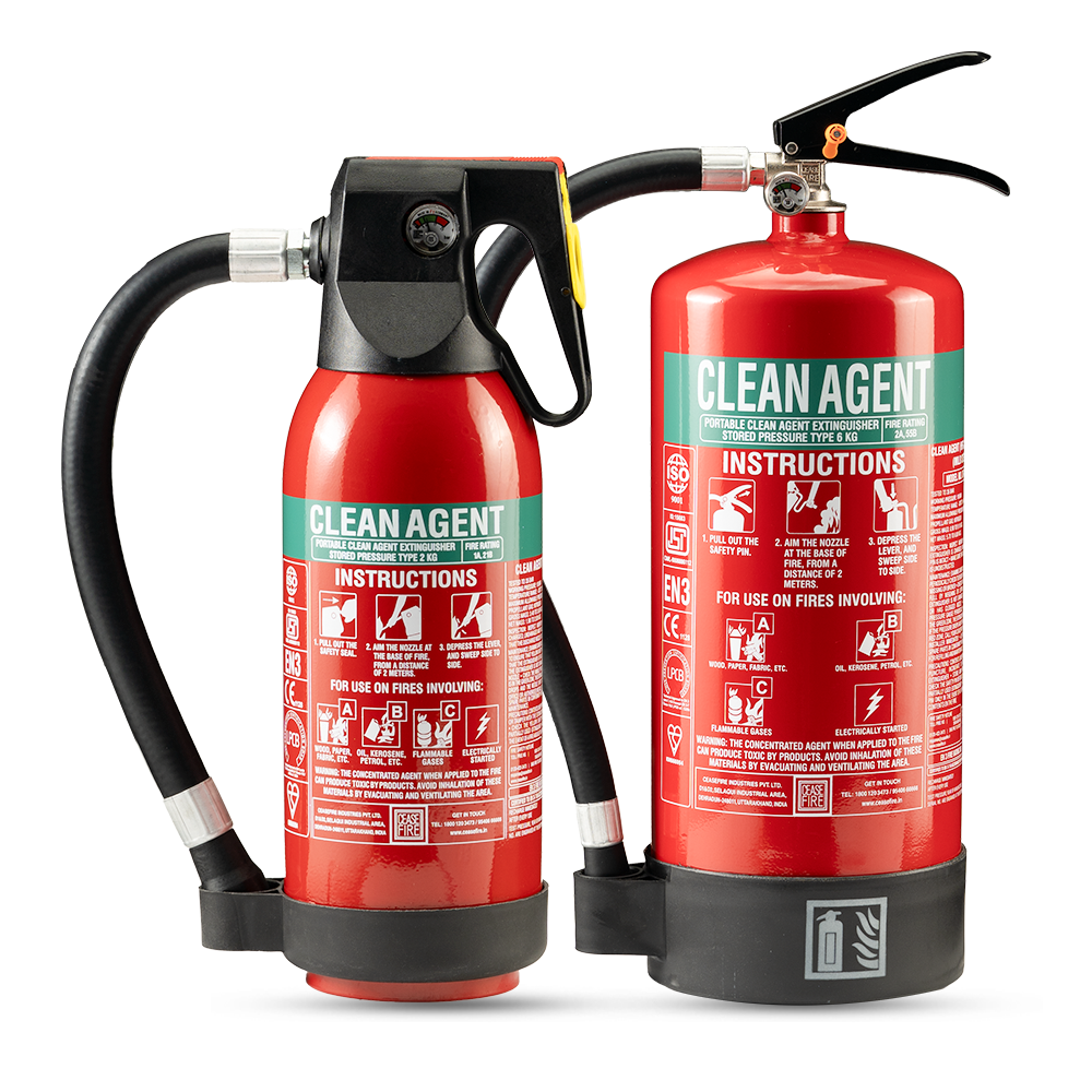 HFC 236fa Clean Agent Based Portable (Stored Pressure Type) Fire Extinguishers