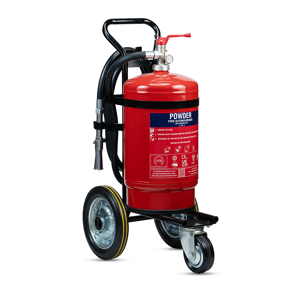 Thumbnail: EN APPROVED ABC POWDER WHEELED EXTINGUISHERS
